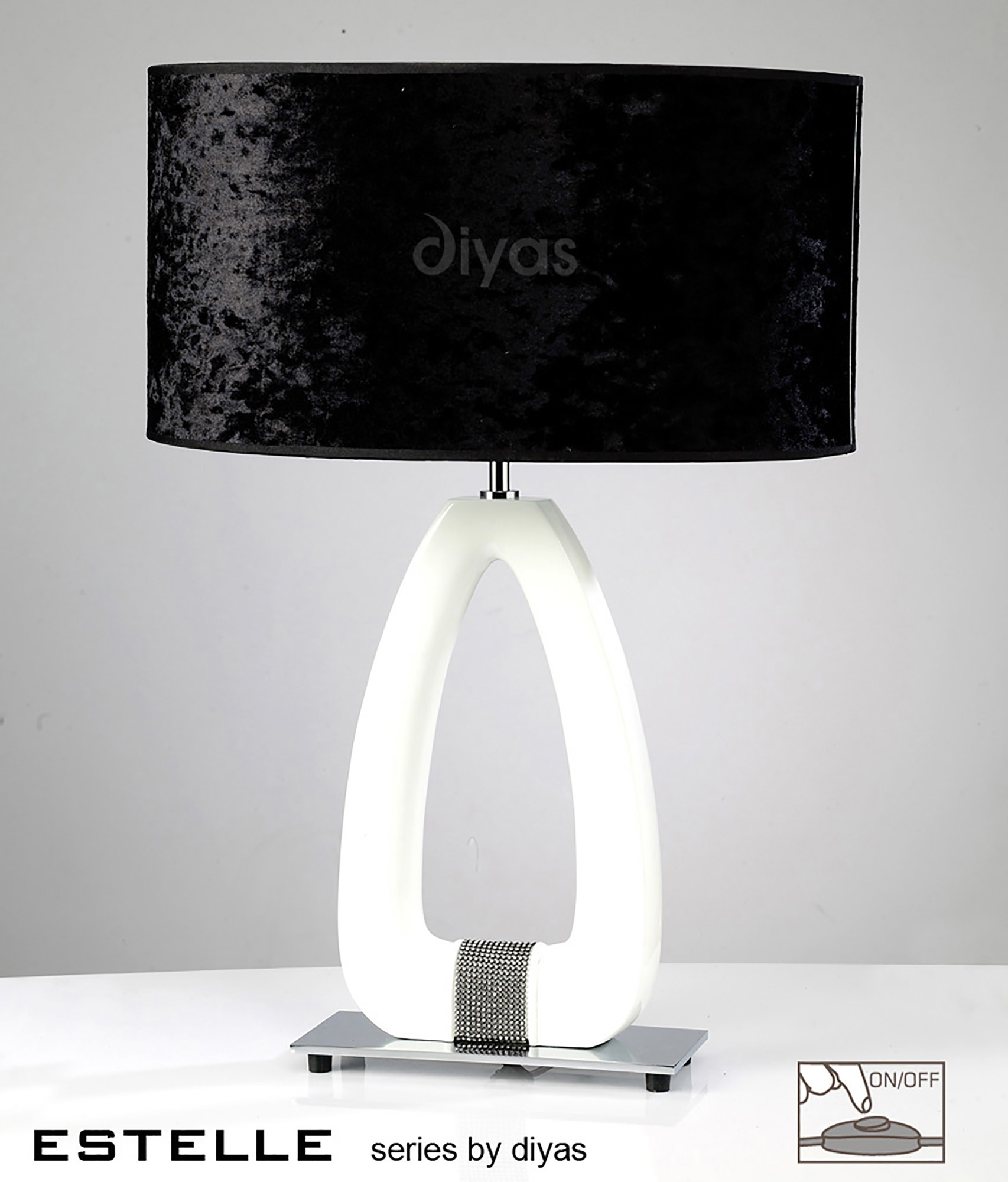 Estelle Table Lamps Diyas Home Contemporary Table Lamps Estelle Table Lamps Diyas Home Contemporary Table Lamps